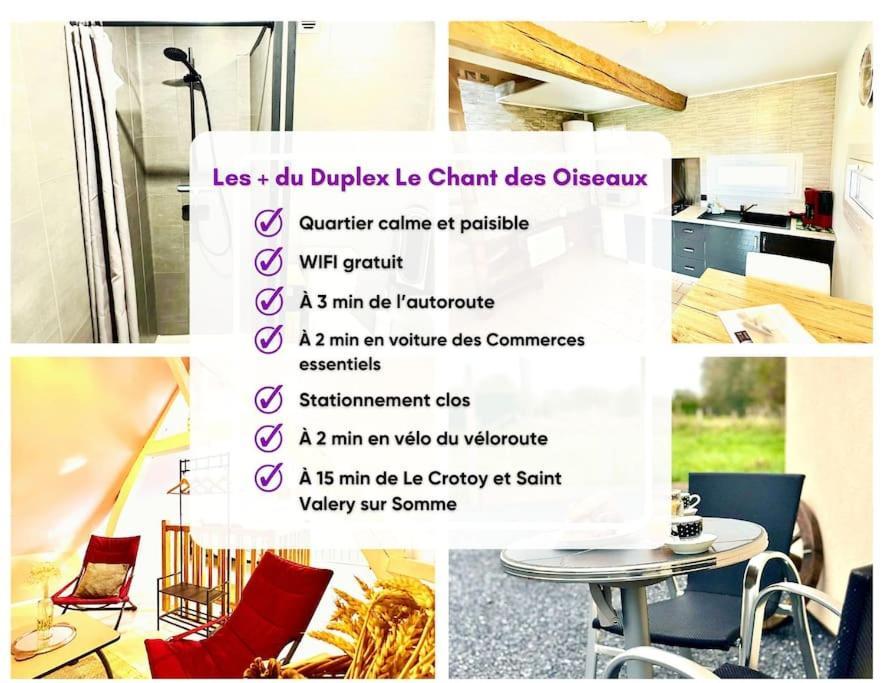 Duplex Le Chant Des Oiseaux Abbeville Buitenkant foto